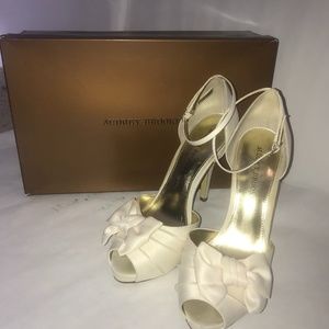 White heels (Only worn TWICE!!)